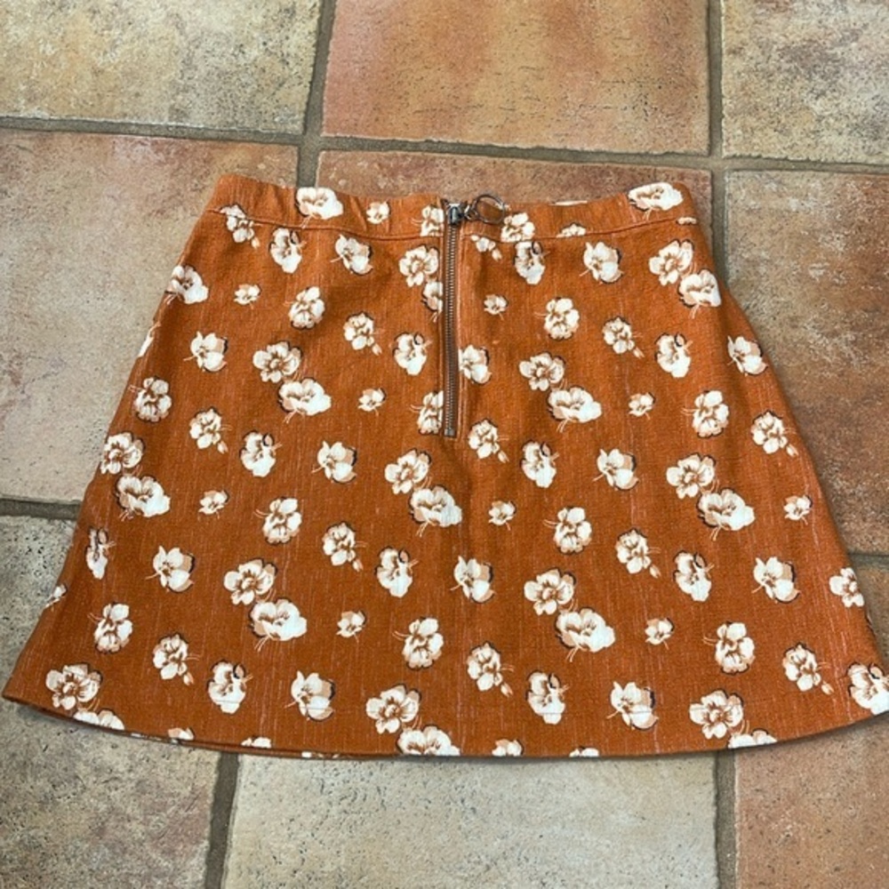 Abercrombie and Fitch floral stretchy, mini skirt, size medium